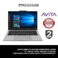 AVITA Liber V14 AVT-NS14A8MYW56114" Laptop (R7-3700U, 8GB, 512GB, Win10H)