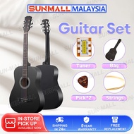 Guitar Classical Guitar Acoustic 38 Inch Round Corner Guitar Set Beginner To Advanced Natural Wood B