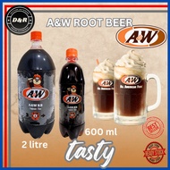 Air Botol Signature A&amp;W Root Beer Sarsi Botol Besar 2000ml dan 600ml Sarsaparilla
