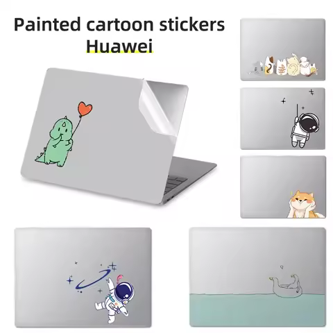 For Huawei 2023 MateBook D14 D15 D16 X Pro Waterproof Decal Sticker Laptop Skins Top/Bottom/Palm