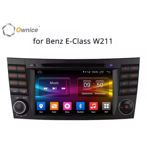 Car Radios for Mercedes E Class W211 W209 W219 WIFI GPS 2GB RAM 32GB ROM 4G SIM LTE DVD Player Andro