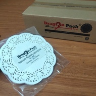 5.5 inch Round Paper Doilies - Lace Cake Liner Paper - 100 Sheets