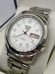 นาฬิกา Seiko 5​ ​ Automatic​ ระบบเครื่อง 7s26 หน้าเหลืองทองเรซซิ่ง