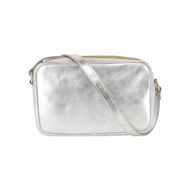 IL BISONTE Shoulder Bags Crossbody Silver Unused