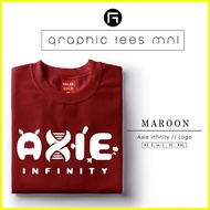 ◐ ◷ ✸ Graphic Tees MNL - GTM Axie Infinity Logo Customized Shirt Unisex Tshirt for Women and Men
