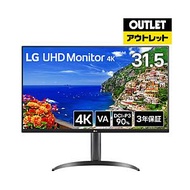 LG(エルジー) PCモニター LG UHD Monitor 4K 32UR550K-B [31.5型 /4K(3840×2160） /ワイド]【外箱不良品】 [振込不可]
