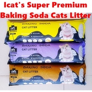 Aquabrizz iCat's Super Premium 10 Liter Cat Litter Cat Sand Clump Fragrant icats Import