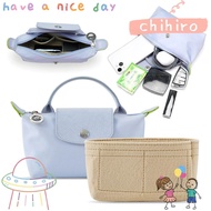 CHIHIRO Linner Bag, Felt Multi-Pocket Insert Bag, Durable Travel Portable Storage Bags Bag Organizer Longchamp Mini Bag