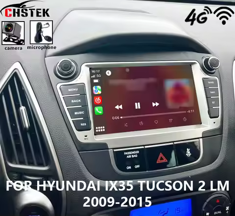 CHSTEK Bluetooth Radio For Hyundai IX35 Tucson 2 LM 2009-2015 Android System 4G GPS WIFI Handsfree N
