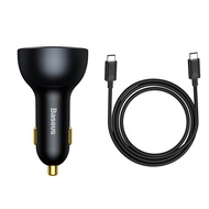 Baseus 160W Car Charger QC 5.0 Fast Charging For iPhone 14 13 12 Pro Laptops Tablets Car Phone Charger