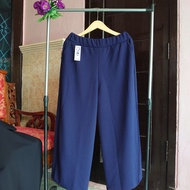 BIG SIZE ! 3XL - 5XL / BB 70 - 90kg Ada ✔ Bisa BUMIL | KULOT CREPE WAFFLE : Tebal & Elastis Super Ny