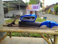 BODY SET CB TANGKI BIRU KOMBINASI HITAM + JOK X KARBON ANTI GEMBOS + SPAKBOR DEPAN NINJA RR WARNA BI