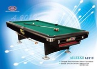 全揚撞球 39年專業店【全新 AILEEX-A9019黑色 撞球台(全配)】亞力士-撞球抬-撞球檯-台球桌-花式撞球台