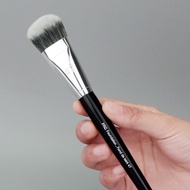 Sephora Foundation Brush 47 Contour Makeup Brush With Protective Lid Broom Trim Brush Fiber Hairs