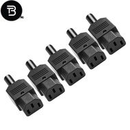 TRB 5PCS IEC C13 Power Plug Connector C13 Female Plug Power Adapter Connector 3 Pin Power Socket 250