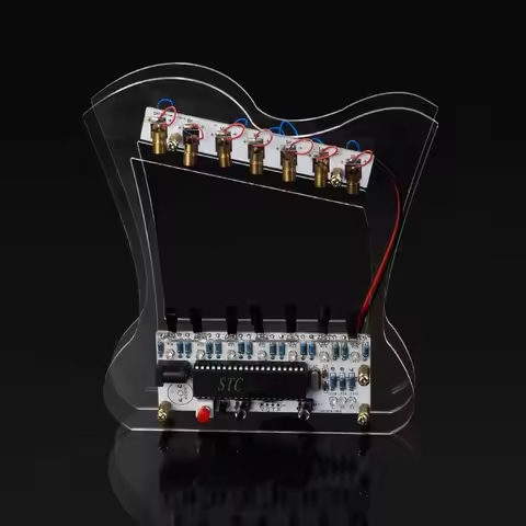 DIY Laser Electronic Piano Kit HU-013 7 Music Scales Player Soldering Project Practice Laser Transmi