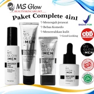 Ms Glow For Men Orinal Paket Wajah Pria Lengkap | Paket Ms Glow For