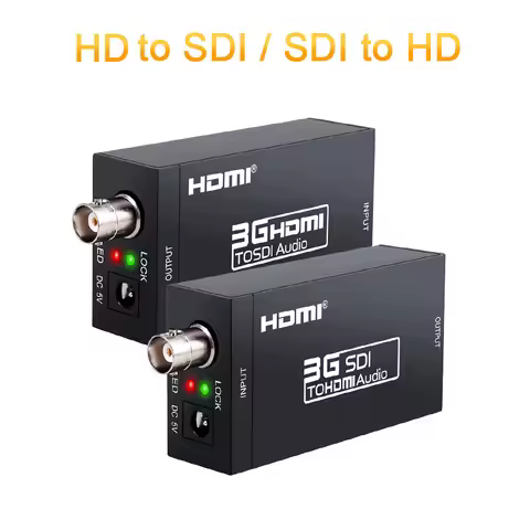 1080P 3G HD to SDI BNC Converter + SDI to HDMI Converter HDMI SDI / BNC Extender Over single 100m/32