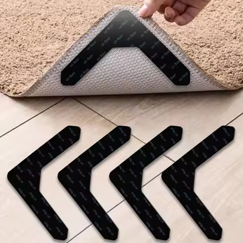 Carpet Non-slip Sticker Reusable Rug Grippers Anti Skid Corners Pads Non Slip Tape Mat Carpet Grip S