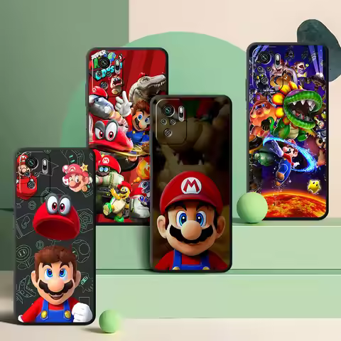 Super Mario Game Case for Xiaomi Redmi 15C 8 A5 12 6 7A 9C 12C 8A 6A 9 9A 9T 10 10A 10C 10X K60 Ultr