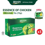 BRANDS Essence of Chicken  Original 15s (70gm) 3 packs FREE BRANDS Essence of Chicken Ginseng 6s