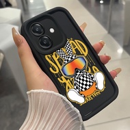 Case For OPPO A3 4G A3 Pro 5G A3X 4G A3X 5G A40 A60 5G Three-Color Rabbit Phone Silicone Shockproof