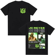 Rapper Jc Reyes Los Green Lanters Baju-T Grafik Lelaki Hip Hop Fesyen Baju-T Kapas Kasual Oversized 