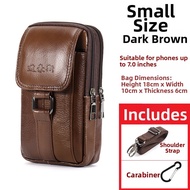 New Leather Waist Bag Belt Cover Multi-Functional Genuine Leather Bag Outdoor Construction Site Wais
