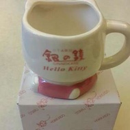 北海道小樽 銀之鐘hello Kitty粉紅小咖啡杯