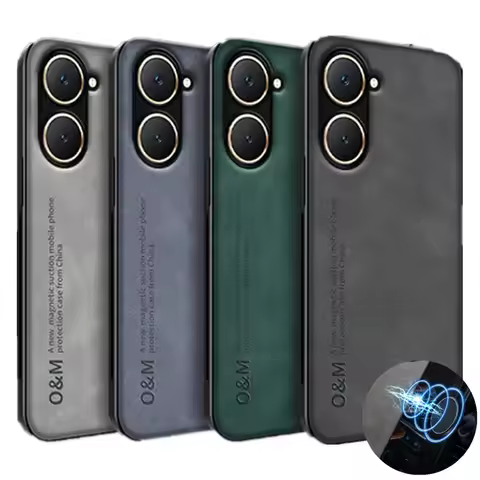 Shockproof Case for VIVO Y03 Y18 Y28 Y28S 5G Y17S Y27 Y16 Y35 Y02 Protective Cover Magnetic Suction 