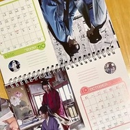 Sangawa Rei Zhang Tetsuhen Shun Nanwan Nail 2023+24 Year Desk Calendar