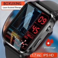 Painless Non-invasive Blood Sugar Smart Watch Men Laser Treatment Health Blood Pressure Sport Smartwatch Women Glucometer Watch
