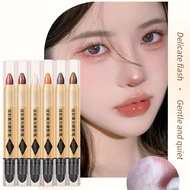 Bobeni Fantasy Color Highlight Eyeshadow Pencil Double-head Sweat Waterproof Stick Proof T4u4