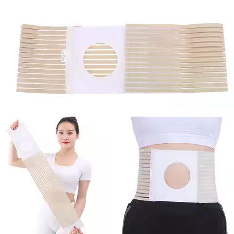 Ostomy Hernia Belt Stoma Support Wraps Ostomy Belt Unisex Ostomy Hernia Support Belt Abdominal Binde