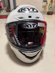 KYT NZ-Race 07 PLAIN WHITE 碳纖 珍珠白 全罩式頭盔