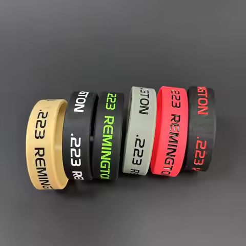 10PCS/Set .223 Magazine Marking Band Tactical Magazine Marking Rubber Band for M4/M16 AR15 AK 47 74 