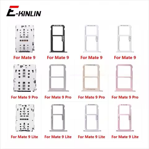 Sim Micro SD Card Socket Holder Slot Tray Reader Adapter Container Connector For HuaWei Mate 9 Pro L