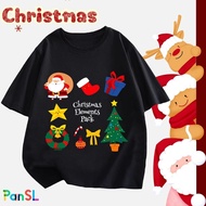 T-ShirtMerry Christmas Cotton T-Shirt for Women - Sizes 100CM to 5XLS-5XL