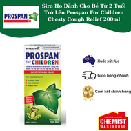 Siro Ho Dành Cho Bé Từ 2 Tuổi Trở Lên Prospan For Children Chesty Cough Relief Oral Liquid 200ml