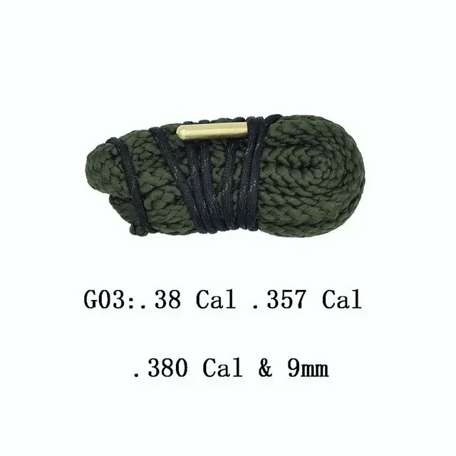 Tactical Cleaning Kit Hunting G01 To G04 Cleaner Barrel Caliber Rope 12ga 20ga .22 .223 .308 7.62x39