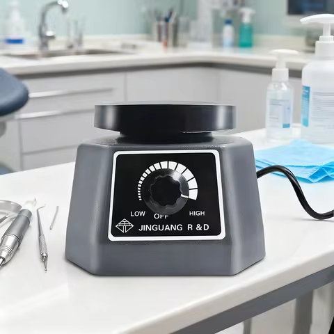 New 110/220V Lab Vibrator Dental Equipment Machine Variable Intensity Shaker Adjust Speed 4" Small S