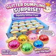 Dumpling Squishy Bun Blind Box Glitter Stress Relief Squishy Toys Squishy Dumpling