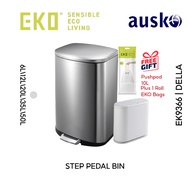 EKO Dustbin | DELLA | EK9366 | Multiple Size | Pedal Dustbin | Soft Closing | Dustbin Kitchen