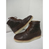 Hawkins Wingtip Tapak Mocto Boots, Size 41