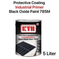 ￼5 Liter KTH 785M black paint cat besi  cat hitam kilat  cat kayu wood paint  anti rust paint  cat a