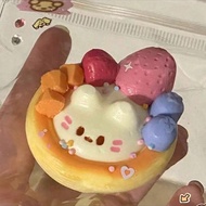 1pc Kitty Cream Tart Squeeze Cat Tart Soft Cream Oozing, Mô phỏng giảm căng thẳng bằng silicon Squis
