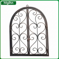 Wall Mounted Window Decorative Metal Heart Window Wall Ornament Exterior Garden Wall Decoration Outs