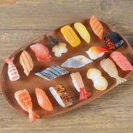 QIRVEN Simulation Kitchen Toy, Japanese Food Cooking Toys Simulation Sushi Model, Artificial Rice Ba