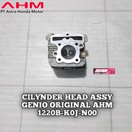 CILYNDER HEAD ASSY GENIO ORIGINAL AHM 1220B-K0J-N00