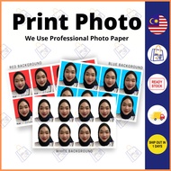 Photo Fast Print Service License Size Passport Visa IC ID Picture Cepat Cetak Cuci Gambar Lesen Pasport Saiz Ukuran